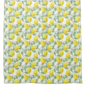 Lemon Pattern Duschvorhang (Vorderseite)