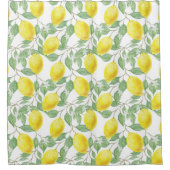 Lemon Pattern Duschvorhang (Vorderseite)