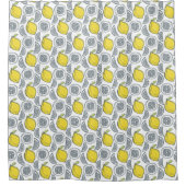 Lemon Pattern Duschvorhang (Vorderseite)