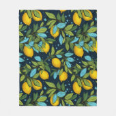 Lemon Pattern Fleecedecke (Vorderseite)