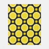 Lemon Pattern Fleecedecke (Vorderseite)