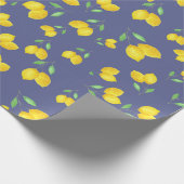 Lemon Pattern Geschenkpapier (Ecke)