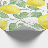 Lemon Pattern Geschenkpapier (Ecke)