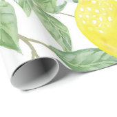 Lemon Pattern Geschenkpapier (Rolleneckpunkt)
