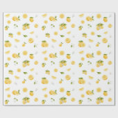 Lemon Pattern Geschenkpapier (Flach)