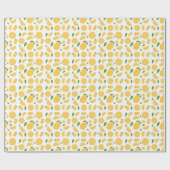 Lemon Pattern Geschenkpapier (Flach)