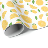 Lemon Pattern Geschenkpapier (Rolleneckpunkt)