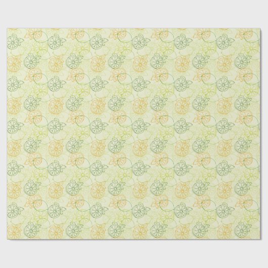 Lemon Pattern Geschenkpapier (Flach)