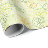 Lemon Pattern Geschenkpapier (Rolleneckpunkt)