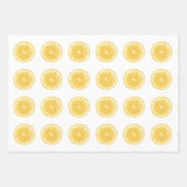 Lemon Pattern Geschenkpapier Set (Vorderseite 3)