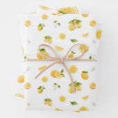 Lemon Pattern Geschenkpapier Set (Beispiel)
