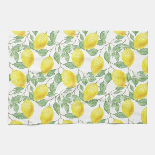 Lemon Pattern Geschirrtuch (Horizontal)