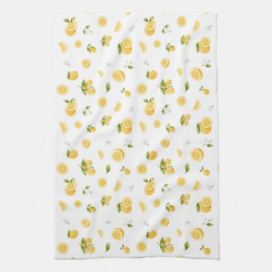 Lemon Pattern Geschirrtuch (Vertikal)