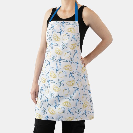 Lemon Pattern Handgezeichnete Schürze (InSitu)