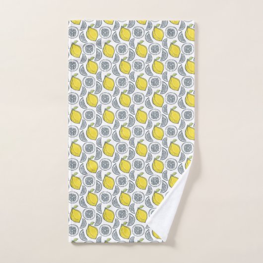 Lemon Pattern Handtuch Set (Handtuch)