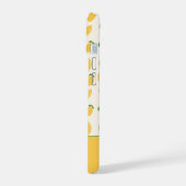 Lemon Pattern iPhone 15 Hülle (Linke Seite)