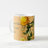 Lemon Pattern Kaffeetasse (Vorderseite Links)
