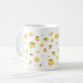 Lemon Pattern Kaffeetasse (Vorderseite Links)