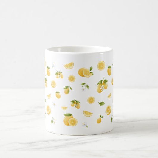 Lemon Pattern Kaffeetasse (Mittel)