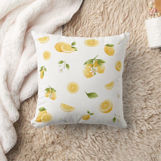 Lemon Pattern Kissen (Decke)