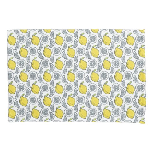 Lemon Pattern Kissenbezug (Vorderseite)