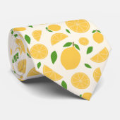 Lemon Pattern Krawatte (Gerollt)