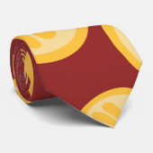 Lemon pattern krawatte (Gerollt)