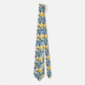 Lemon Pattern Men's Necktie  Krawatte (Vorderseite)
