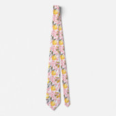 Lemon Pattern Men's Necktie  Krawatte (Vorderseite)