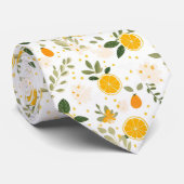 Lemon Pattern Men's Necktie  Krawatte (Gerollt)