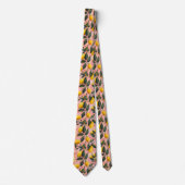 Lemon Pattern Men's Necktie  Krawatte (Vorderseite)