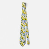 Lemon Pattern Men's Necktie  Krawatte (Vorderseite)