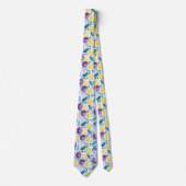 Lemon Pattern Men's Necktie  Krawatte (Vorderseite)