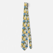 Lemon Pattern Men's Necktie  Krawatte (Vorderseite)