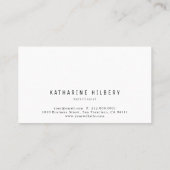 Lemon Pattern Polka Dot Pale Blue Business Card Visitenkarte (Rückseite)