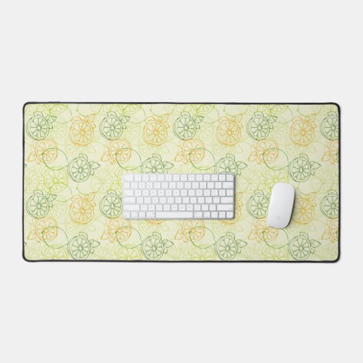Lemon Pattern Schreibtischunterlage (Tastatur & Maus)