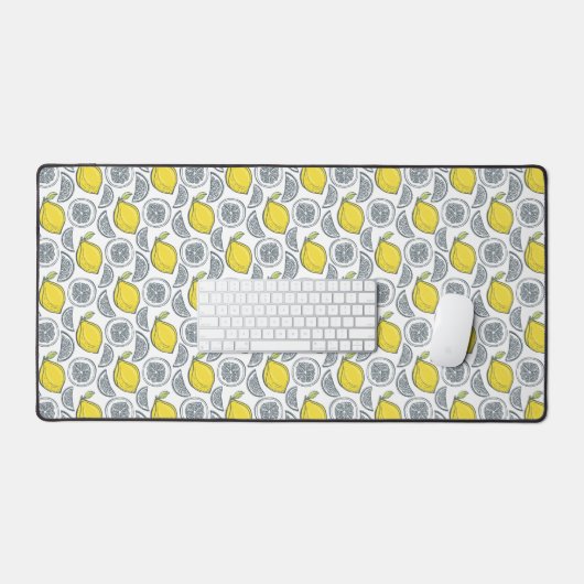 Lemon Pattern Schreibtischunterlage (Tastatur & Maus)
