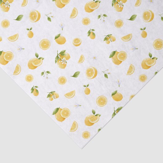 Lemon Pattern Seidenpapier (Ausschnitt)