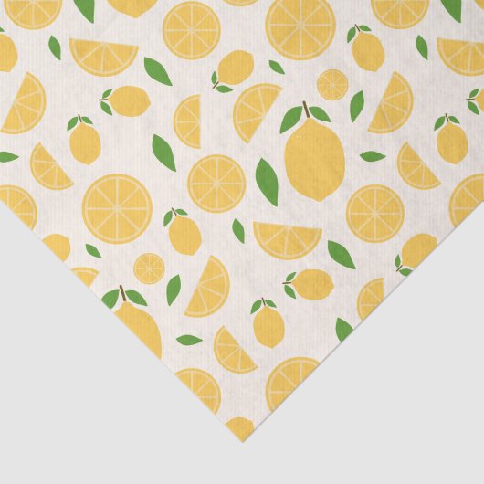 Lemon Pattern Seidenpapier (Ausschnitt)