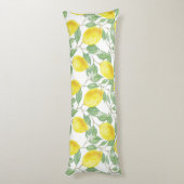Lemon Pattern Seitenschläferkissen (Rückseite (Vertikal))