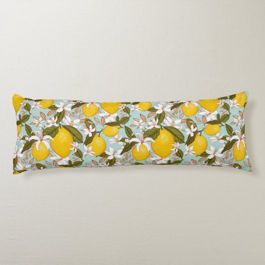 Lemon Pattern Seitenschläferkissen (Rückseite)