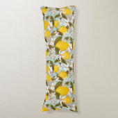 Lemon Pattern Seitenschläferkissen (Vorderseite Vertikal)