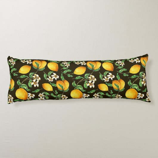 Lemon Pattern Seitenschläferkissen (Rückseite)