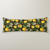 Lemon Pattern Seitenschläferkissen (Vorderseite)