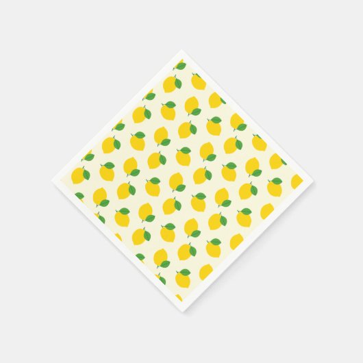 Lemon Pattern Serviette (Ecke)