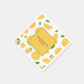 Lemon Pattern Serviette (Ecke)