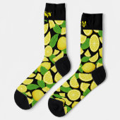 Lemon Pattern Socks Socken (Linkes Detail)