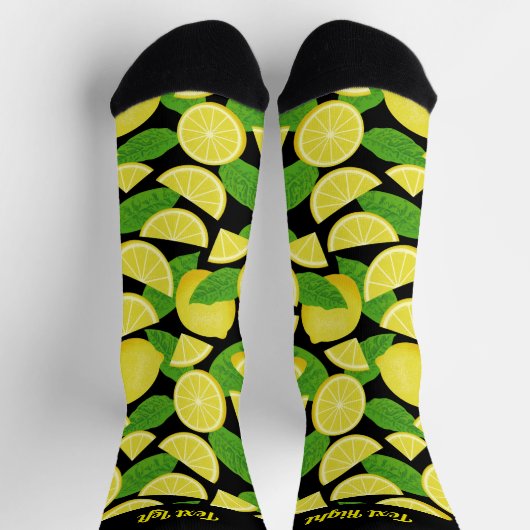 Lemon Pattern Socks Socken (Oben)