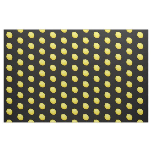 Lemon Pattern Stoff (Fat Quarter (45,7 x 55,9 cm))