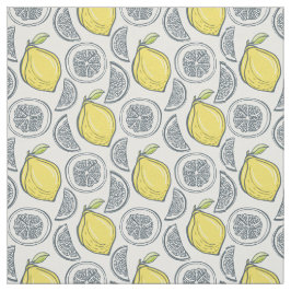 Lemon Pattern Stoff